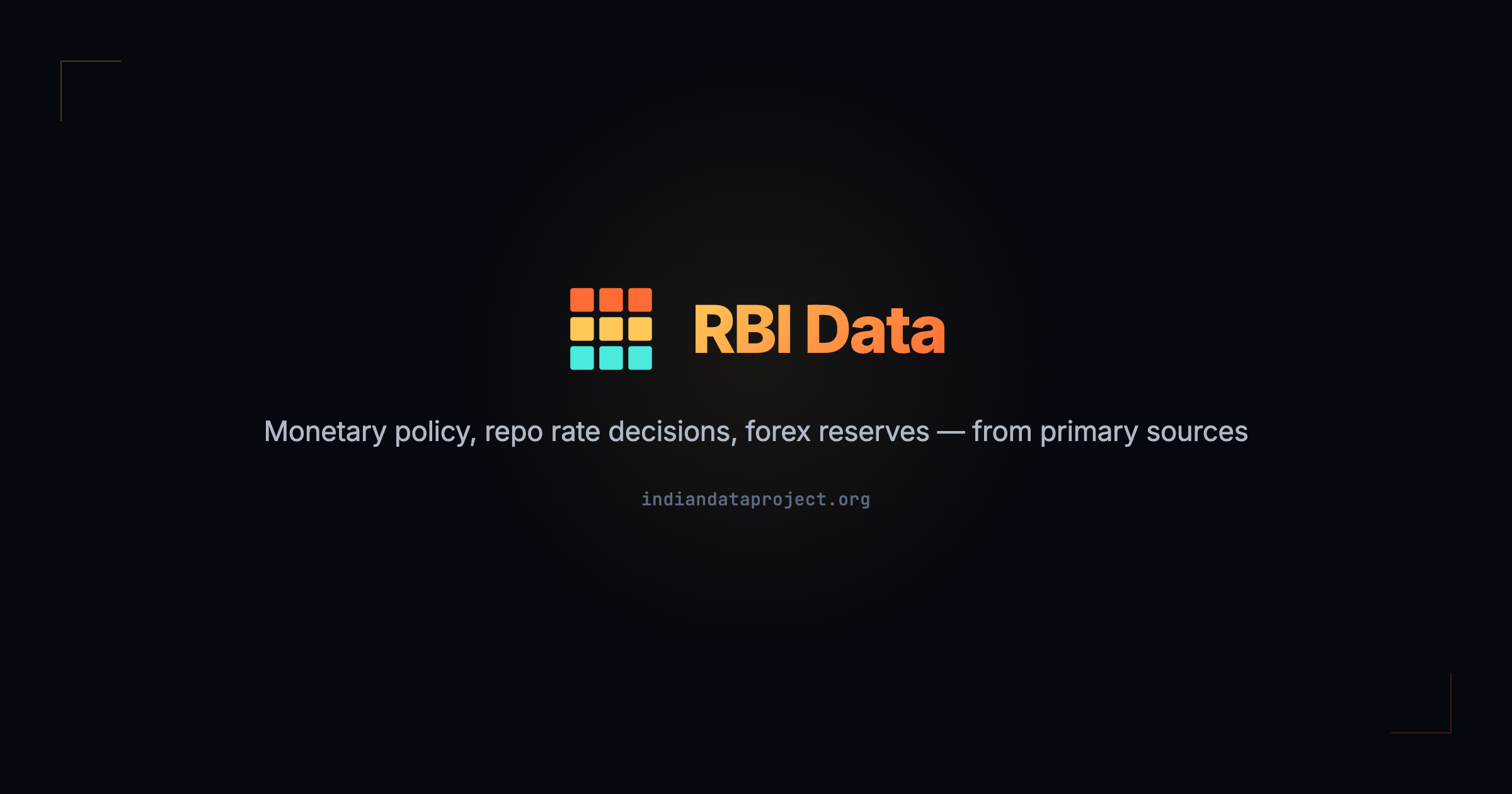 Luke Project Manager At Rbi RBI Data — India's Central Banker | Indian Data Project